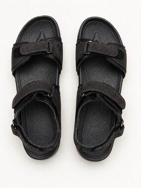 Joya Amalfi Black Sandals EU 38 Comfort Orthopedic Adjustable Walking